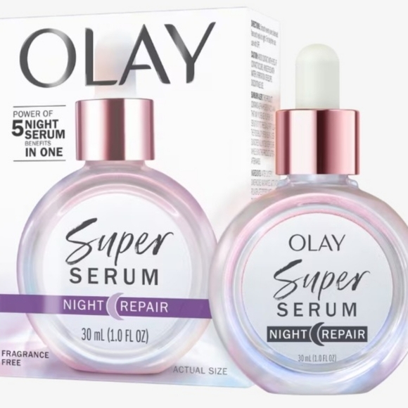 NWT OLAY Super Serum Night Repair 5-in-1 Face Serum 30 ml - Picture 2 of 6